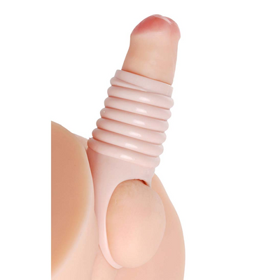 XR Brands Really Spacious Ribbed Penis Enlargement Sleeve Top Merken Winkel